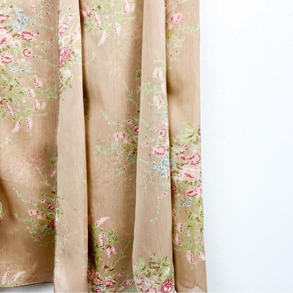 Suzy Shier Brown Flowy Floral Dress - Picture 6 of 10